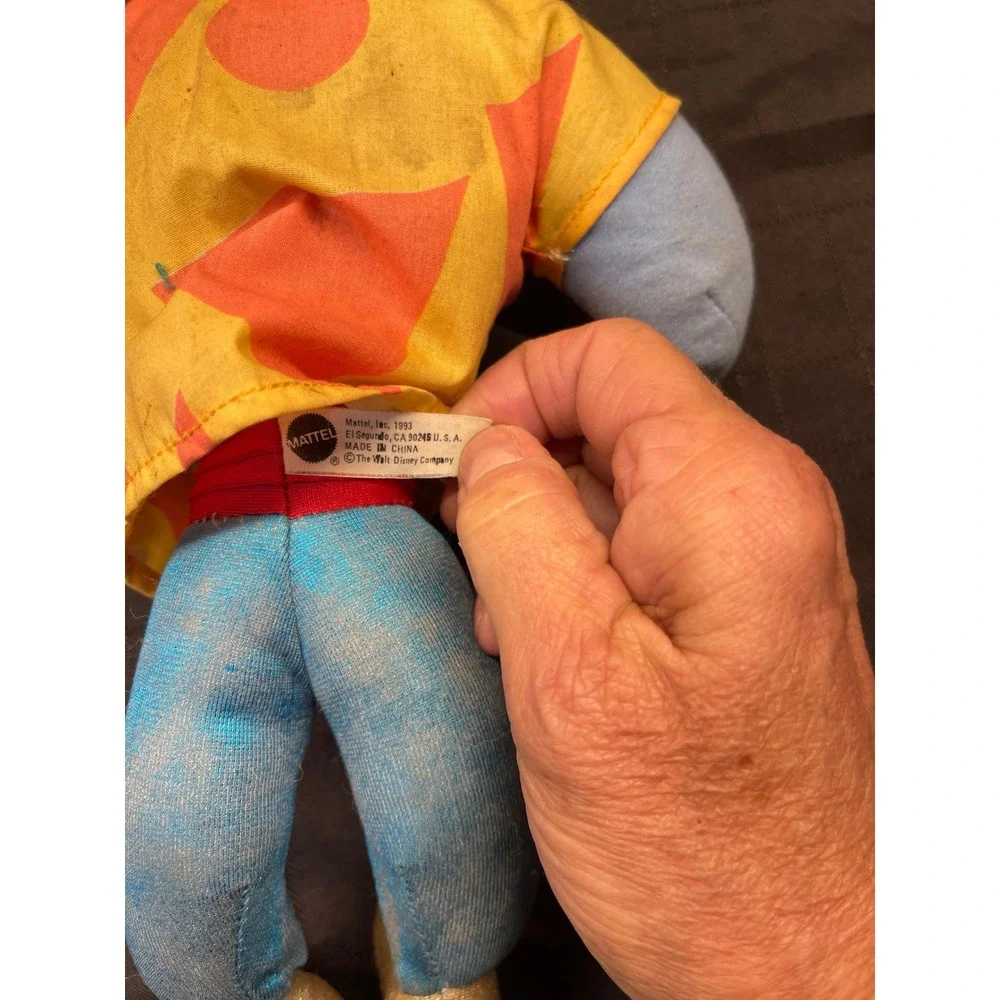 Disney Genie Plush Doll Aladdin‎ Hawaiian Shirt Collectible Toy